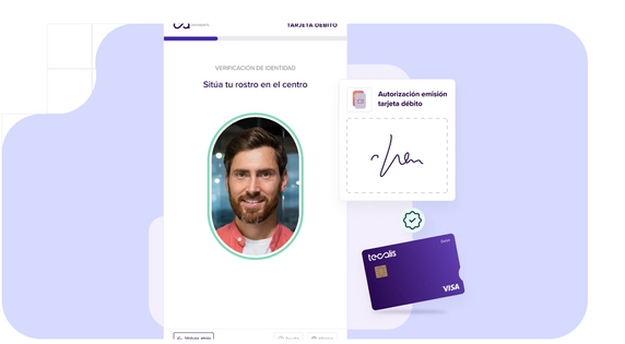 KYC process in an interactive kiosk