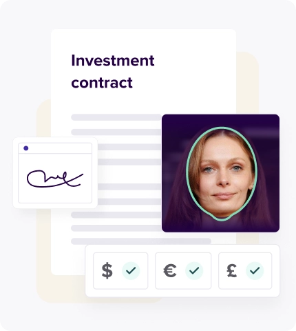 Electronic signature for the Crypto sector