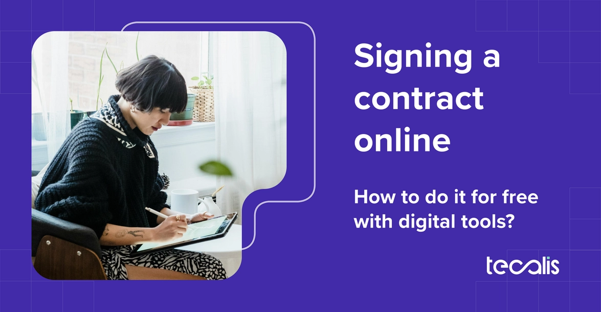 Signing a contract online