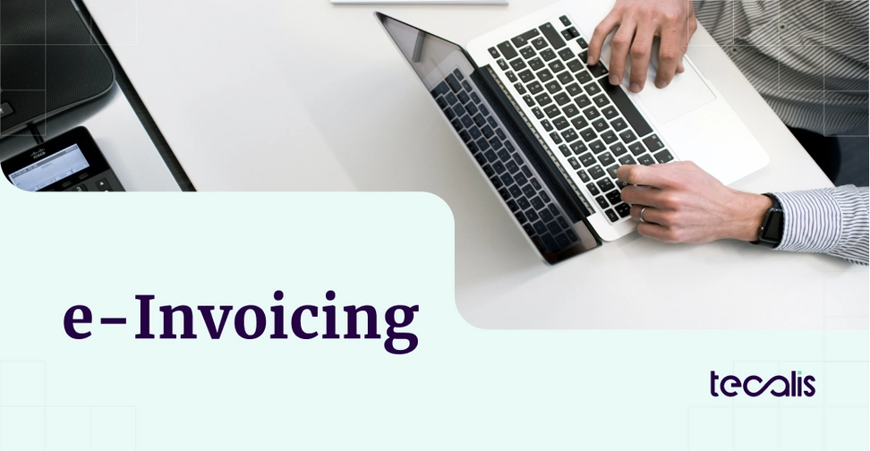 Administrator looking at an invoice