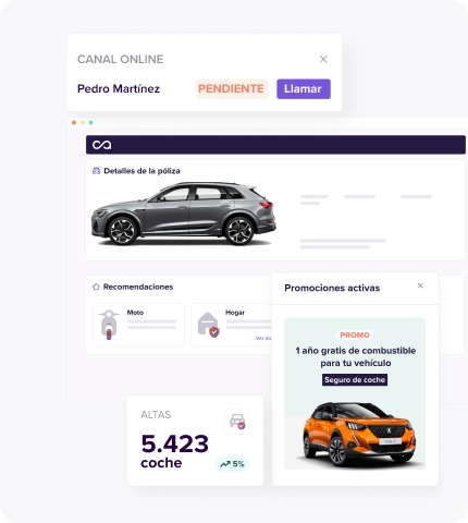 Customer Hub para el sector seguros