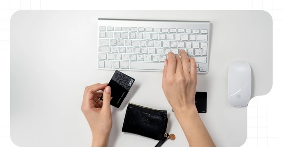 Keyboard & credit card